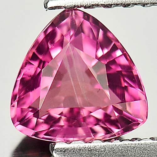 Natural Pink Tourmaline 0.78 Ct. Trilliant Shape 6 x 6 Mm Gemstone From Nigeria: Product ID: 807245818 Product Name: Natural Tourmaline Weight: 0.78 CT. Size: 6 x 6 x 3.5 MM. Shape: Trilliant Color: Pink Clarity:VSI Luster: Good Gems Origin: Nigeria Treatment: Unheated Crystal Str
