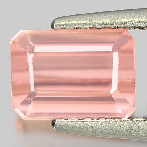 Natural Pink Tourmaline 1.64 Ct. VVS Octagon Shape 7.4 x 5.4 Mm. Gemstone From Nigeria (1 of 3)