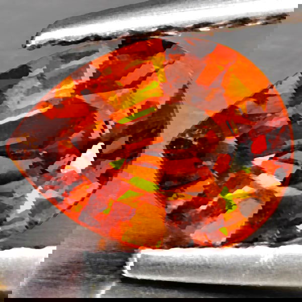 Natural Orange Spessartine Garnet 0.99 Ct. Pear Shape 7.5 x 5.7 Mm Gemstone From Namibia (1 of 3)