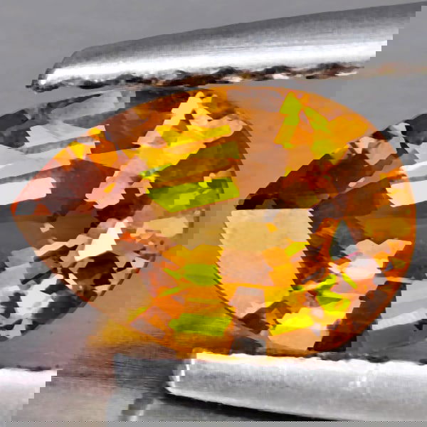 Natural Orange Spessartine Garnet 0.83 Ct. Pear Shape 7.4 x 5 Mm Gemstone From Namibia (1 of 3)