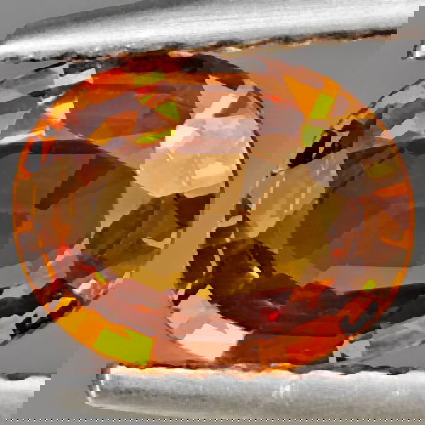 Natural Orange Spessartine Garnet 0.94 Ct. Oval Shape 9.2 x 6 Mm Gemstone From Namibia (1 of 3)