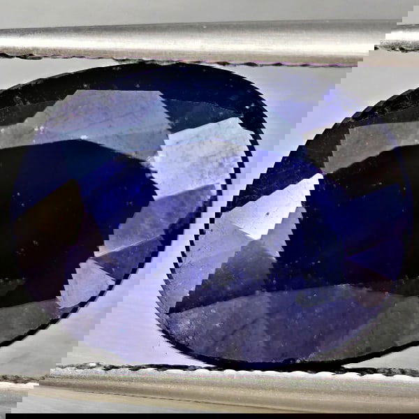 Natural Blue Sapphire 7.48 Ct. Oval Shape 12.8 x 9.8 Mm Gemstone from Madagascar (1 of 3)