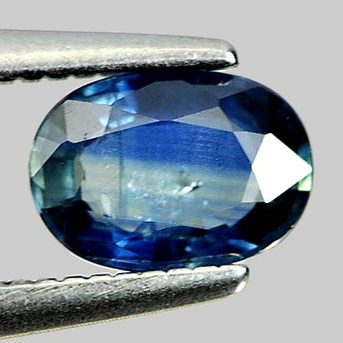 Natural Blue Sapphire 0.69 Ct. Oval Shape 6.6 x 4.7 Mm Gemstone from Thailand (1 of 3)