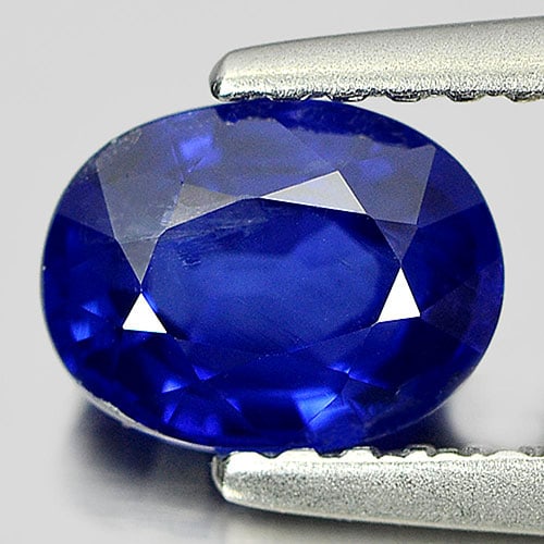 Natural Blue Sapphire 1.16 Ct. Oval Shape 6.72 x 5.15 Mm. Gemstone From Madagascar (1 of 4)