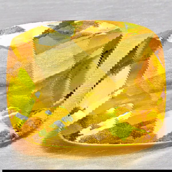 Natural Yellow Citrine 2.50 Ct. Cushion Checkerboard 10.2 x 8.1 x 5 Mm. Gemstone From Brazil: Product ID: 801815266 Product Name: Natural Citrine Weight: 2.50 CT. Size: 10.2 x8.1 x 5 MM. Shape: Cushion Checkerboard Color: Yellow Clarity:VSI Luster: Good Gems Origin: Brazil Treatment: Unheated