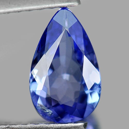 Natural Violetish Blue Tanzanite 1.03 Ct. VVS Pear Shape 8.90 x 5.42 Mm. Gemstone From Tanzania (1 of 4)
