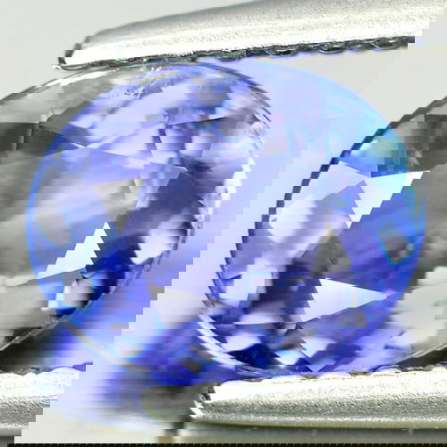 Natural Violet Blue Tanzanite 1.01 Ct. Oval Shape 6.9 x 5.7 Mm Gemstone From Tanzania (1 of 3)