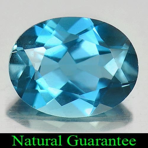 Natural London Blue Topaz 2.11 Ct. VVS Oval Shape 9 x 7 Mm Gemstone From Brazil: Product ID: 807160833 Product Name: Natural Blue Topaz Weight: 2.11 CT. Size: 9 x 7 x 4.4 MM. Shape: Oval Color: London Blue Clarity:VVS Luster: Good Gems Origin: Brazil Treatment: Treated Crystal Str