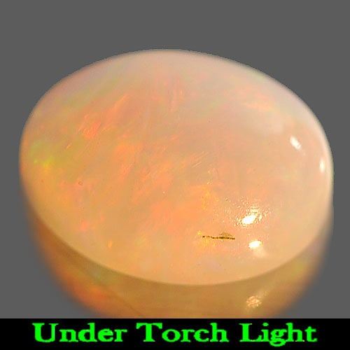 Natural Multi Color Play Of Colour Opal 1.57 Ct. Oval Cabochon Shape 9.2 x 7.2 Mm Gemstone From (1 of 3)
