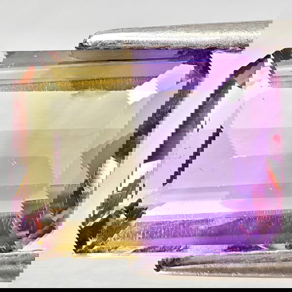 Natural Bi Color Ametrine 2.74 Ct. Octagon Shape 9.8 x 7.6 Mm Gemstone from Bolivia (1 of 3)