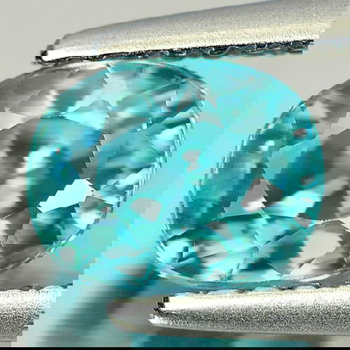 Natural Blue Zircon 1.64 Ct. Oval Shape 6.5 x 5.2 Mm Gemstone From Cambodia (1 of 3)