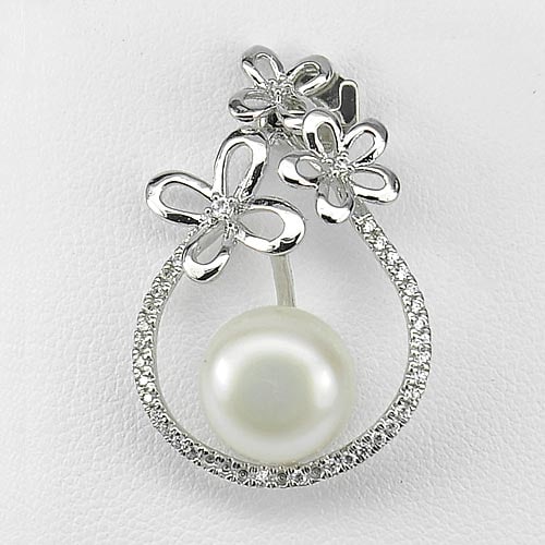 Natural White Pearl 925 Sterling Silver Pendant Jewelry 3.55 Grams: Product ID: 280530002 Product Type: 925 Sterling Silver Fine Jewelry Jewelry Weight: 3.55 Grams. Gemstones Color: White Metal: Solid Silver 92.5%. Gemstone Detail: Average Range 3.55 - 3.79 Grams Per