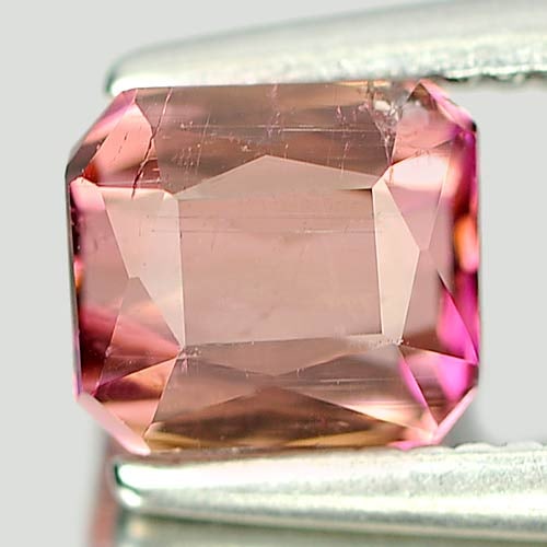 Natural Pink Tourmaline 0.88 Ct. Octagon Shape 5.4 x 4.8 Mm. Gemstone From Nigeria: Product ID: 807245990 Product Name: Natural Tourmaline Weight: 0.88 CT. Size: 5.4 x 4.8 x 3.8 MM. Shape: Octagon Color: Pink Clarity:SI1 Luster: Good Gems Origin: Nigeria Treatment: Unheated Crystal