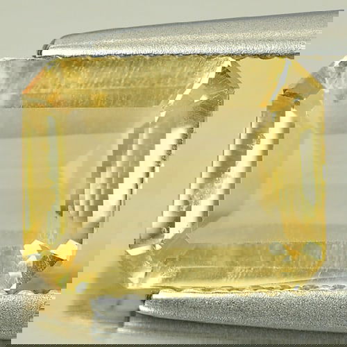 Natural Yellow Citrine 1.69 Ct. Octagon Shape 9.2 x 7.2 Mm Gemstone from Brazil (1 of 3)