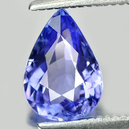 Natural Violetish Blue Tanzanite 1.26 Ct. Clean Pear Shape 7.8 x 5.3 Mm. Gemstone from Tanzania: Product ID: 807006594 Product Name: Natural Tanzanite Weight: 1.26 CT. Size: 7.8 x 5.3 x 3.1 MM. Shape: Pear Color: Violetish Blue Clarity:IF Luster: Very Good Gems Origin: Tanzania Treatment: Heated