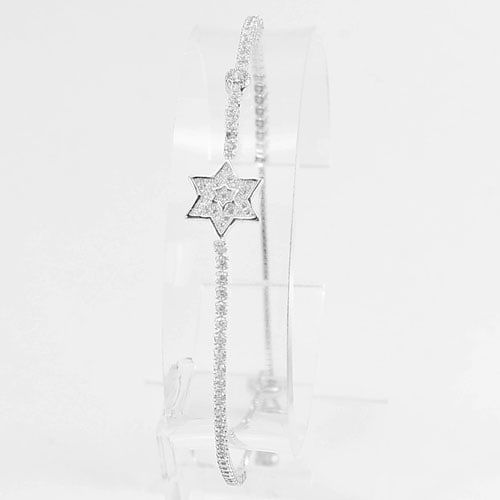925 Sterling Silver Jewelry Chain Bracelet Adjustable 3.76 Grams Star Design: Product ID: 280560085 Product Name: Natural Fashion Jewelry Weight: 3.76 CT. Size: 5 Inch. MM. Shape: Bracelet Color: White Clarity:None Luster: None Gems Origin: Thailand Treatment: None Crystal Stru