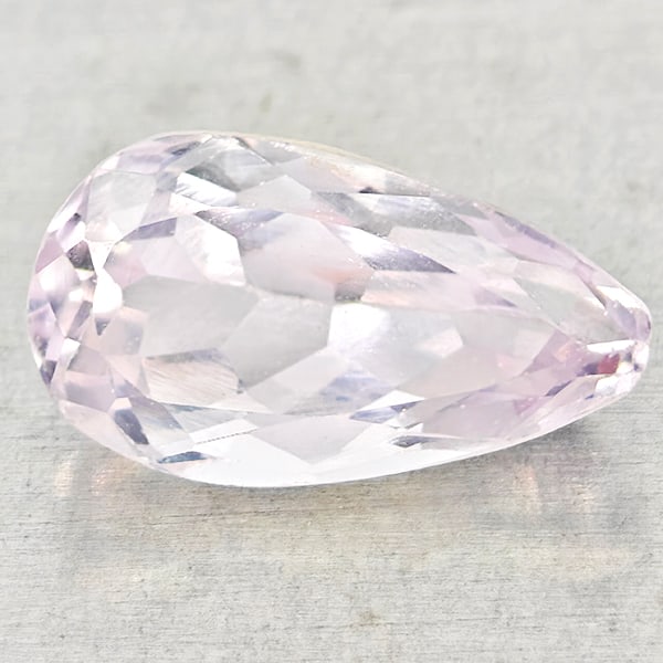 Natural Light Pink Kunzite 2.36 Ct. Pear Shape 11 x 6.3 Mm Gemstone From Afghanistan (1 of 3)