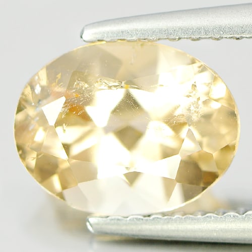 Natural Imperial Topaz 2.44 Ct. Oval Shape 9.2 x 7.2 Mm Gemstone from Brazil (1 of 3)