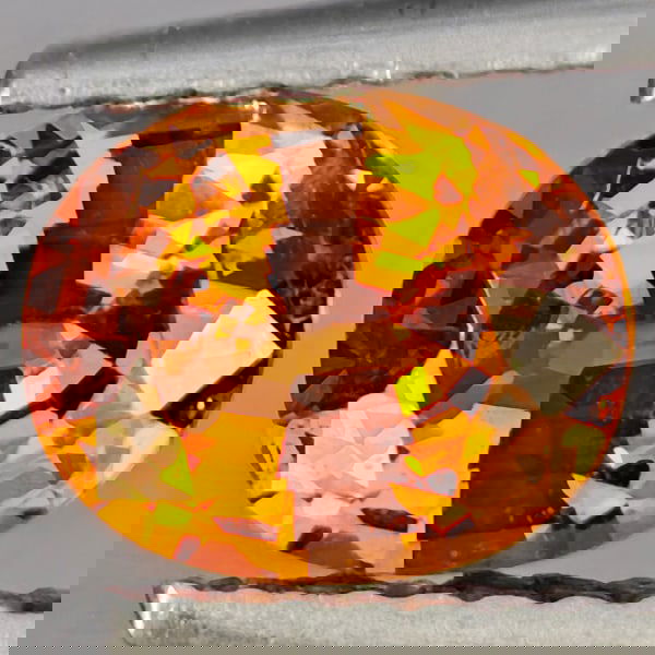 Natural Orange Spessartine Garnet 1.07 Ct. Oval Shape 7 x 5.8 Mm Gemstone From Namibia (1 of 3)