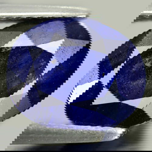 Natural Blue Sapphire 5.45 Ct. Oval Shape 11.2 x 9.3 Mm Gemstone from Madagascar (1 of 3)