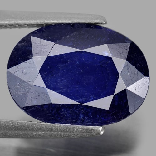 Natural Blue Sapphire 5.71 Ct. Oval Shape 13.3 x 9.7 Mm Gemstone from Madagascar (1 of 3)