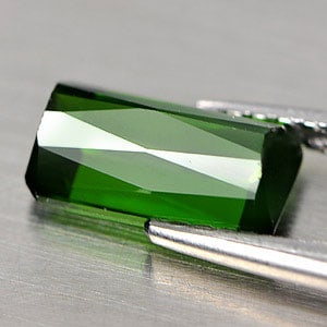 Natural Green Tourmaline 1.33 Ct. Octagon Shape 8.4 x 4.8 Mm Gemstone From Nigeria - 3