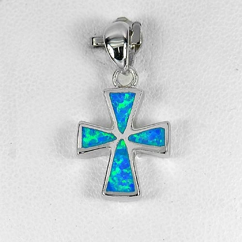 925 Sterling Silver Pendant Jewelry with Multi Color Blue Created Opal 3.16 Grams: Product ID: 280130019 Product Type: 925 Sterling Silver Fine Jewelry Jewelry Weight: 3.16 Grams. Gemstones Color: Multi-Color Metal: Solid Silver 92.5%. Gemstone Detail: Multi Color Blue Created Opal