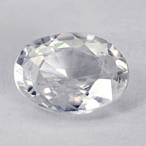 Natural White Zircon 1.13 Ct. Oval Shape 7 x 5.1 Mm. Gemstone From Cambodia: Product ID: 807742861 Product Name: Natural Zircon Weight: 1.13 CT. Size: 7 x 5.1 x 3 MM. Shape: Oval Color: White Clarity:VVS Luster: Good Gems Origin: Cambodia Treatment: Heated Crystal Structure: T
