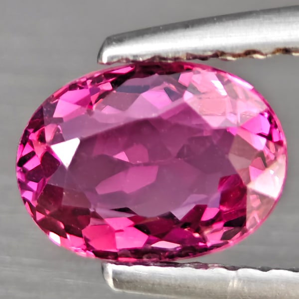 Natural Pink Tourmaline 1.03 Ct. Oval Shape 7.5 x 5.5 Mm Gemstone from Nigeria (1 of 3)