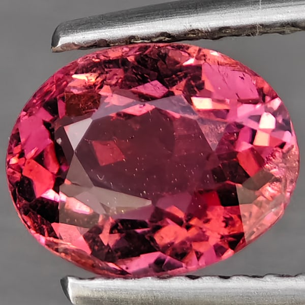 Natural Pink Tourmaline 1.72 Ct. Oval Shape 8.2 x 6.2 Mm Gemstones From Nigeria (1 of 3)