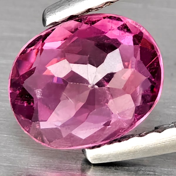 Natural Pink Tourmaline 0.88 Ct. Oval Shape 7.1 x 3.8 Mm Gemstones From Nigeria - 3