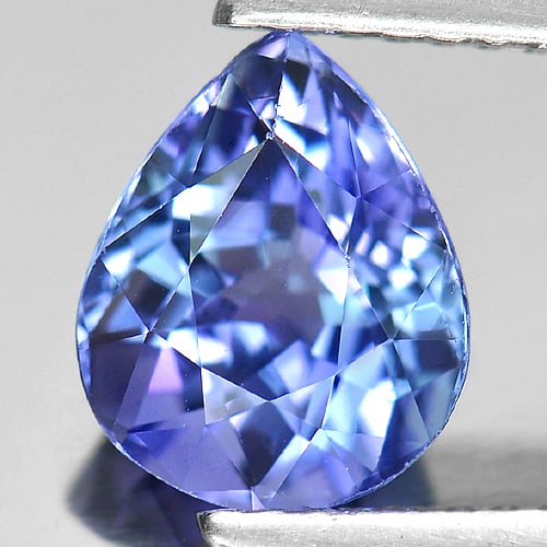 Natural Violetish Blue Tanzanite 2.04 Ct VVS Pear Shape 9 x 7.2 Mm. Gemstone From Tanzania (1 of 3)