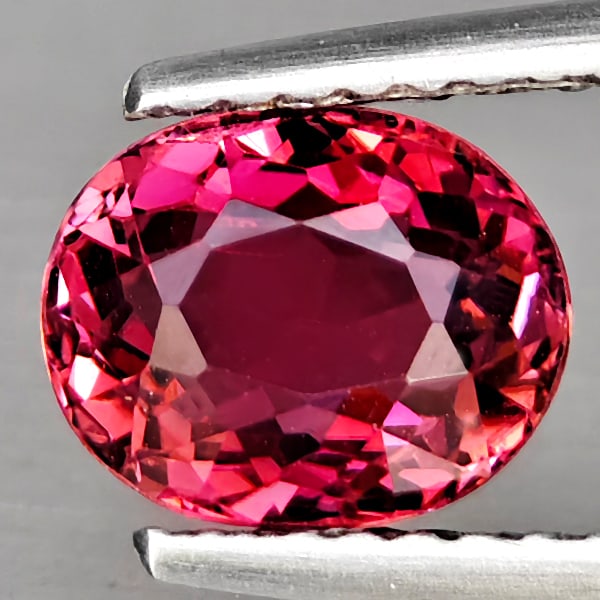 Natural Pink Tourmaline 1.50 Ct. Oval Shape 7.7 x 6.2 Mm Gemstone from Nigeria (1 of 3)