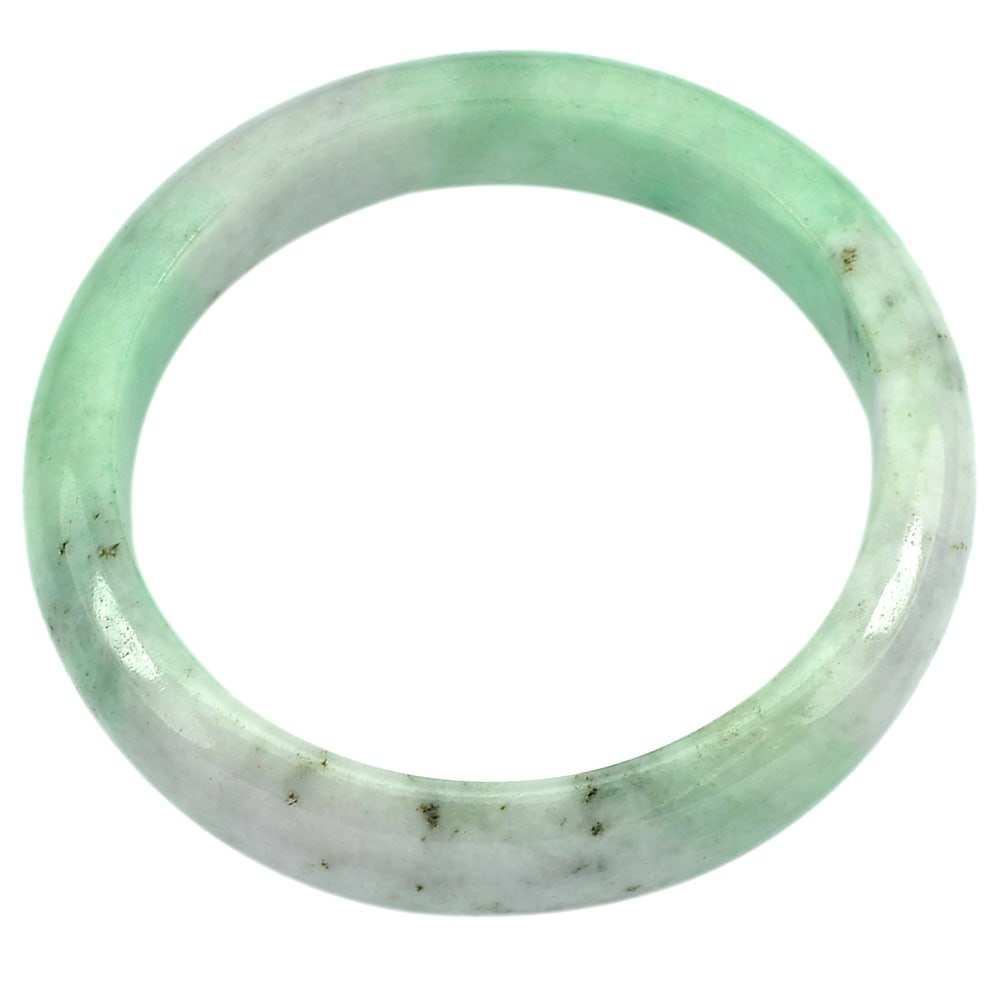 Natural Multi-Color Jade Bangle 380.07 Ct. Diameter 62 Mm Gemstone From Thailand (1 of 3)