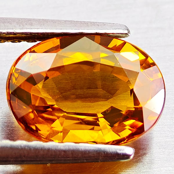 Natural Yellow Sapphire 1.93 Ct. Clean Oval Shape 8.8 x 6.5 Mm. Gemstone From Thailand: Product ID: 806162647 Product Name: Natural Sapphire Weight: 1.93 CT. Size: 8.8 x 6.5 x 3.7 MM. Shape: Oval Color: Yellow Clarity:IF Luster: Very Good Gems Origin: Thailand Treatment: Heated Crystal S