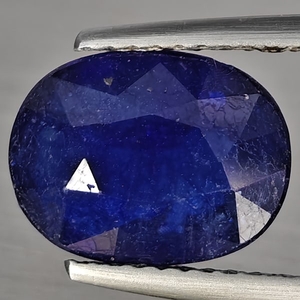 Natural Blue Sapphire 2.95 Ct. Oval Shape 10.6 x 8.2 Mm Gemstone from Madagascar (1 of 3)