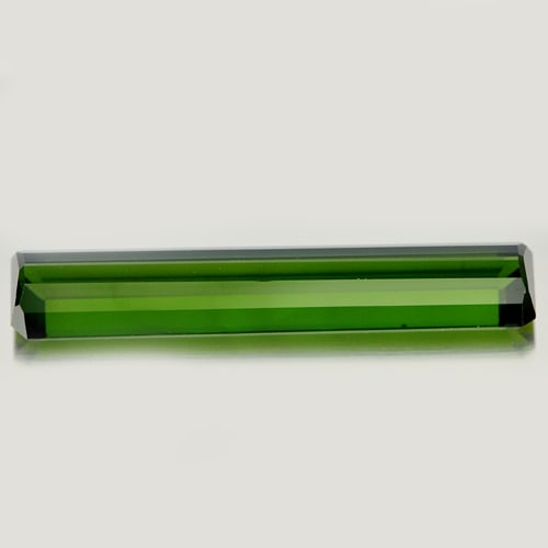 Natural Green Tourmaline 8.25 Ct. Clean Octagon Shape 29.90 x 5.90 Mm Gemstone From Nigeria - 3