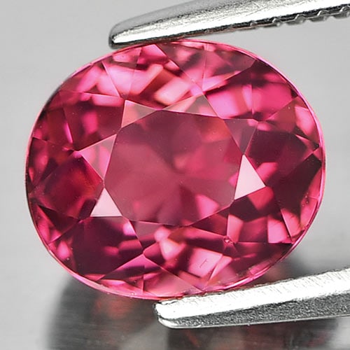Natural Pink Tourmaline 1.70 Ct. Oval Shape 7.7 x 6.6 Mm. Unheated Gemstone From Nigeria - 2