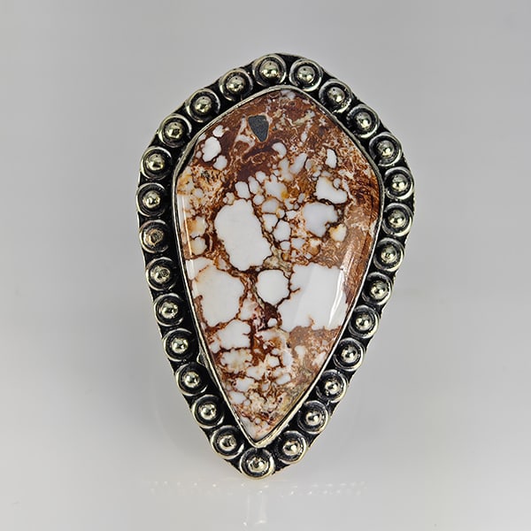 Natural Gemstone Fancy Cabochon Shape 11.51 Grams Metal Silver Plated Fine Jewelry Ring Size 9: Product ID: 510000043 Product Name: Natural Fashion Jewelry Weight: 11.51 CT. Size: 36 x 25 MM. Shape: Fancy Cabochon Color: Multi-Color Clarity:Opaque Luster: None Gems Origin: Thailand Treatment: Un