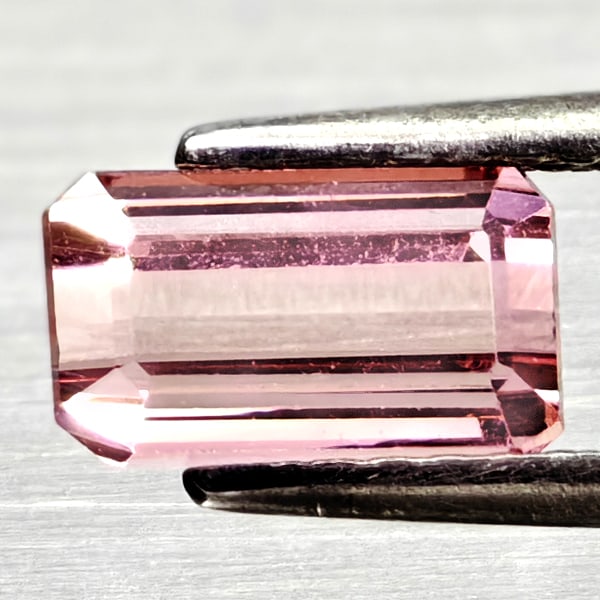 Natural Pink Tourmaline 1.23 Ct.Octagon Shape 7.8 x 4.5 Mm Gemstone From Nigeria (1 of 3)