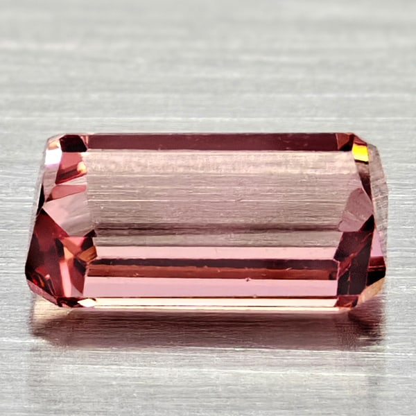 Natural Pink Tourmaline 1.23 Ct.Octagon Shape 7.8 x 4.5 Mm Gemstone From Nigeria - 3