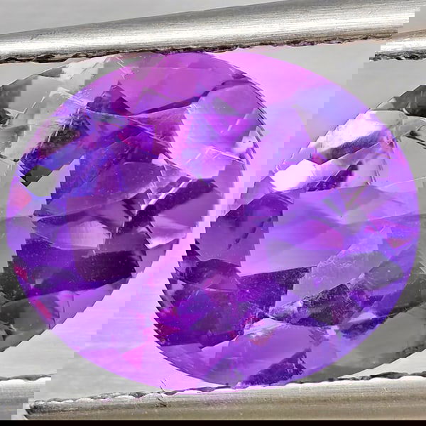 Natural Purple Amethyst 3.11 Ct. Oval Shape 11.1 x 9.2 Mm Gemstone from Brazil (1 of 3)