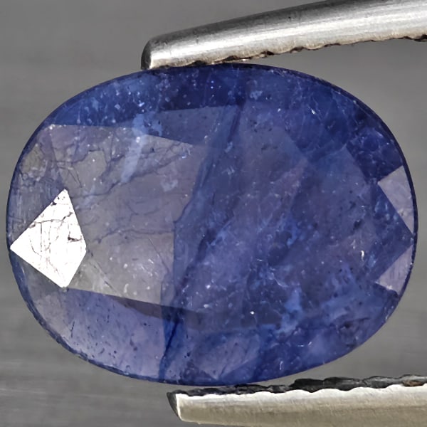 Natural Blue Sapphire 2.29 Ct. Oval Shape 10.6 x 8.5 Mm Gemstone from Madagascar: Product ID: 806012482 Product Name: Natural Blue Sapphire Weight: 2.29 CT. Size: 10.6 x 8.5 x 2.7 MM. Shape: Oval Shape Color: Blue Clarity:SI1 Luster: Good Gems Origin: Madagascar Treatment: Heated (