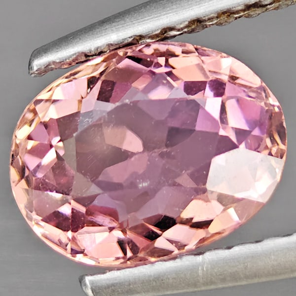 Natural Pink Tourmaline 1.46 Ct. Oval Shape 8.2 x 6.4 Mm Gemstone from Nigeria - 2