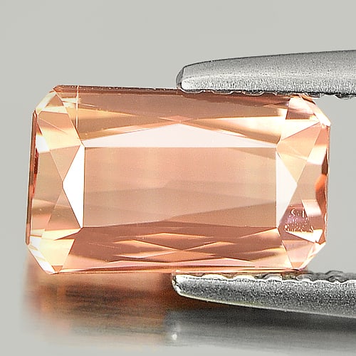 Natural Peach Tourmaline 1.46 Ct. VVS Octagon Shape 8.3 x 5.2 Mm. Unheated Gemstone From Nigeria: Product ID: 807239611 Product Name: Natural Tourmaline Weight: 1.46 CT. Size: 8.3 x 5.2 x 3.5 MM. Shape: Octagon Color: Pink Clarity:VVS Luster: Good Gems Origin: Nigeria Treatment: Unheated Crystal S