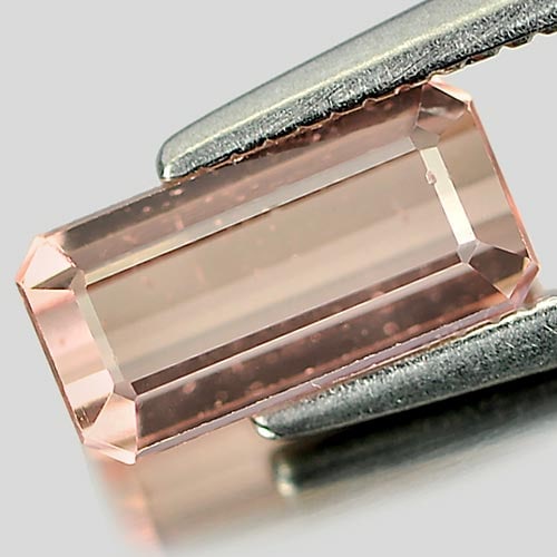Natural Pink Tourmaline 1.21 Ct.Octagon Shape 8.2 x 4.2 Mm Gemstone From Nigeria - 2