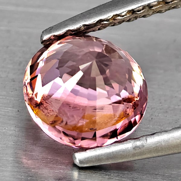 Natural Pink Tourmaline 1.33 Ct. Round Shape 6.6 Mm Gemstone from Nigeria - 3