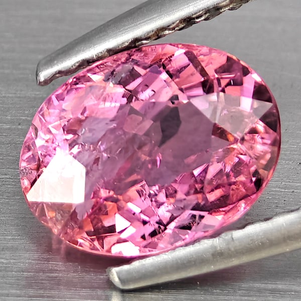 Natural Pink Tourmaline 1.48 Ct. Oval Shape 8.3 x 6.4 Mm Gemstone from Nigeria - 2