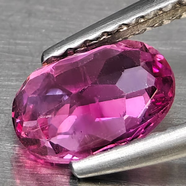 Natural Pink Tourmaline 0.89 Ct. Oval Shape 7.5 x 5.2 Mm Gemstones From Nigeria - 3