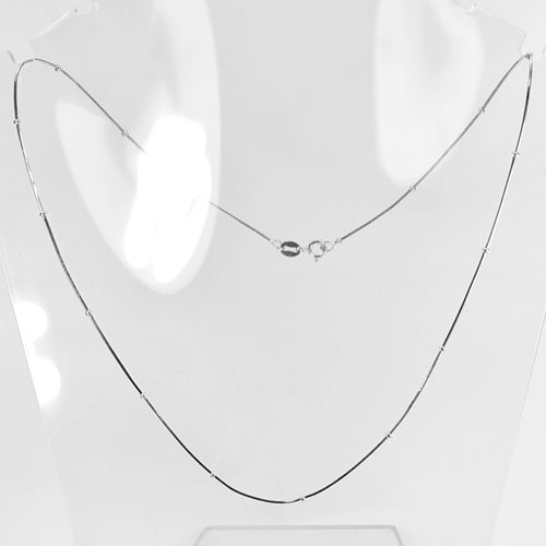 Beautiful Jewelry 925 Sterling Silver Snake Chains Necklace Length 15 Inch. (1 of 3)